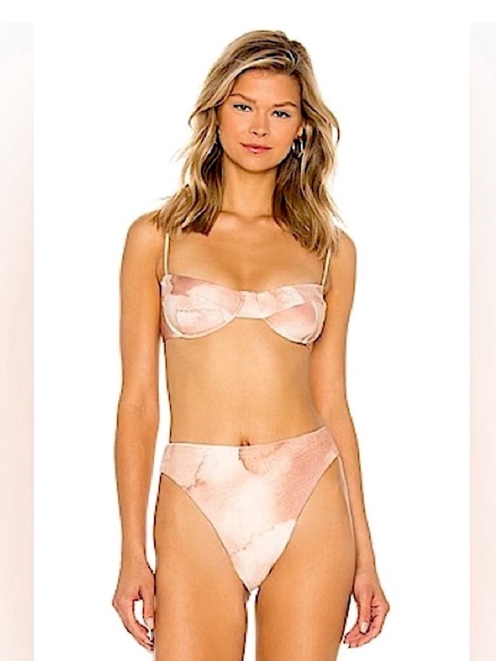 HAIGHT Bikini Set - Blush Pink Watercolour